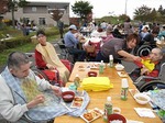 南東北さくら館の芋煮会風景
